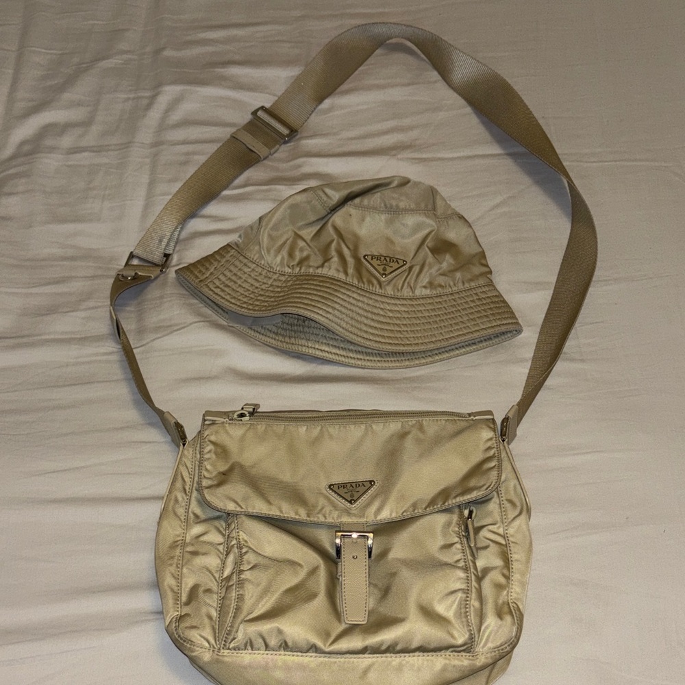 Prada Beige Crossbody Bag